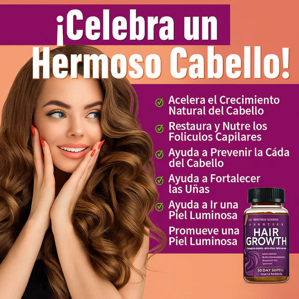 Suplemento Fortalecedor Capilar Premium – Crecimiento & Fuerza desde la Raíz