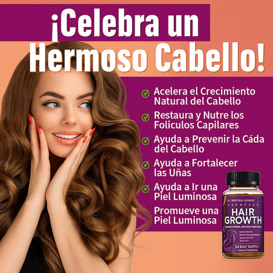 Suplemento Fortalecedor Capilar Premium – Crecimiento & Fuerza desde la Raíz