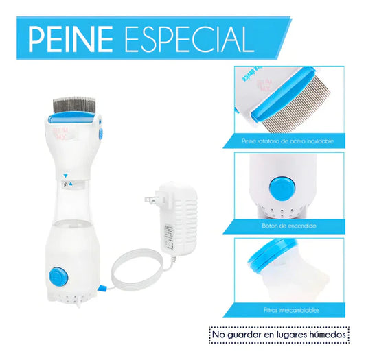 ASPIRADOR DE PIOJOS ELÉCTRICO PARA MASCOTAS